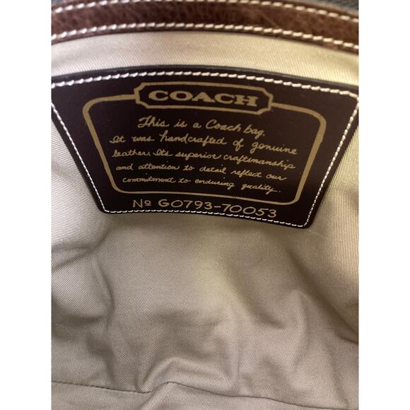 COACH 70053 LARGE VNTAGE LEAHTER MENS SLING BAG - Picture 8 of 14